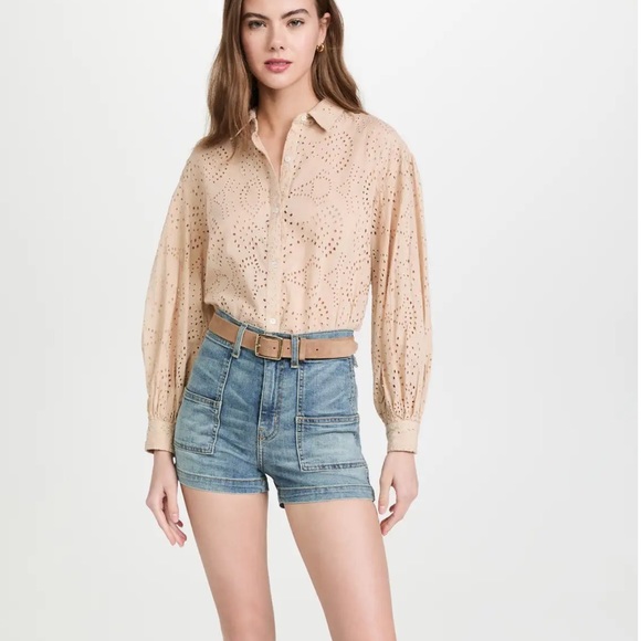 NILI LOTAN | Livie Denim Short - Picture 2 of 9